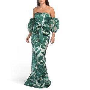 RENE BY RENE RUIZ Kelly Strapless Mikado Organza Gown